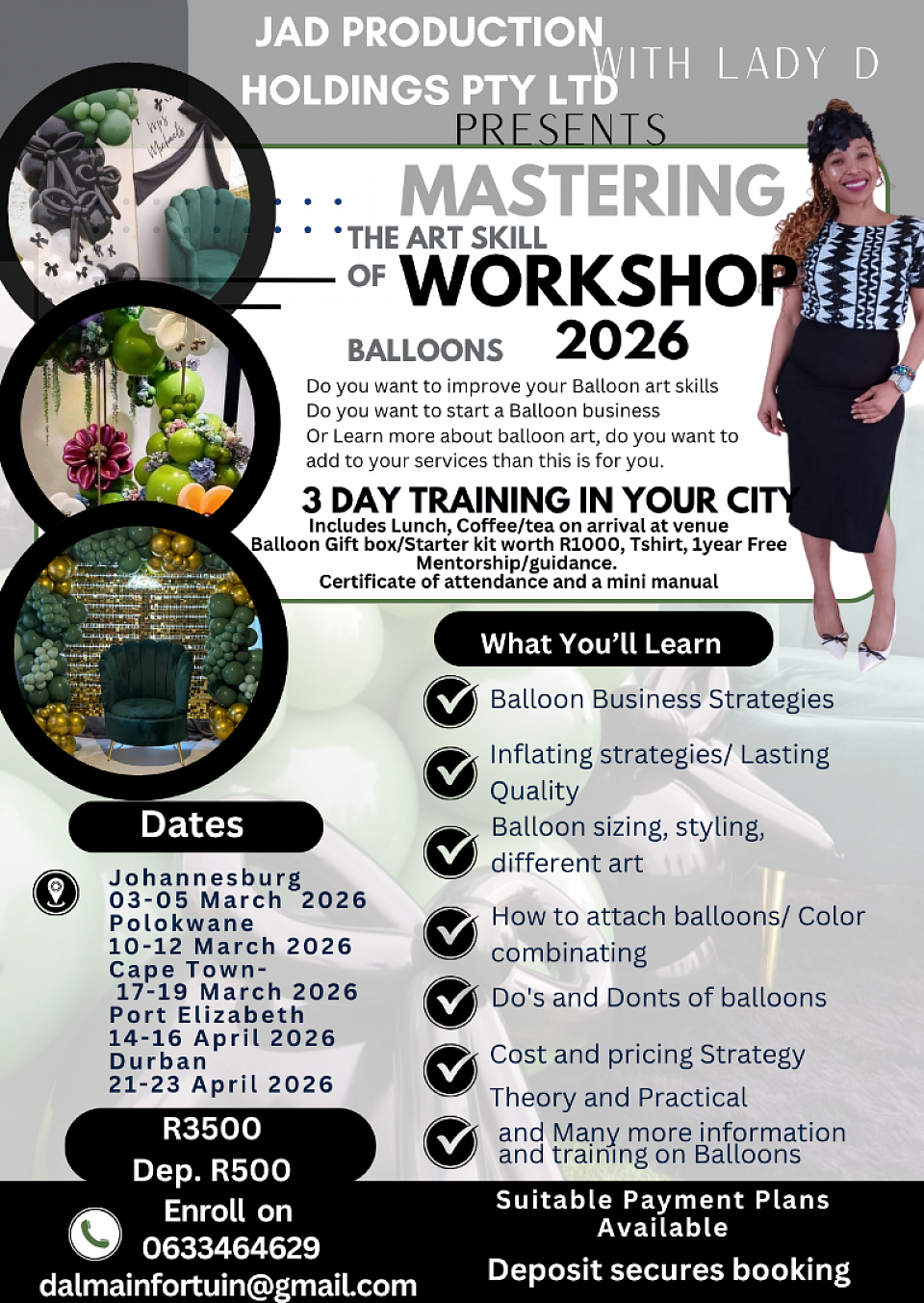 Balloon workshops 2026